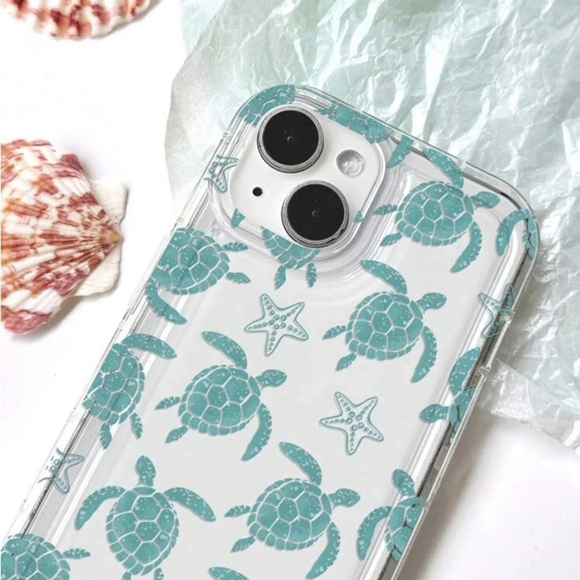 ⚠️Clearance iPhone 15/Pro/Pro Max Blue Sea Turtle Phone Case SAU - Picture 3 of 3